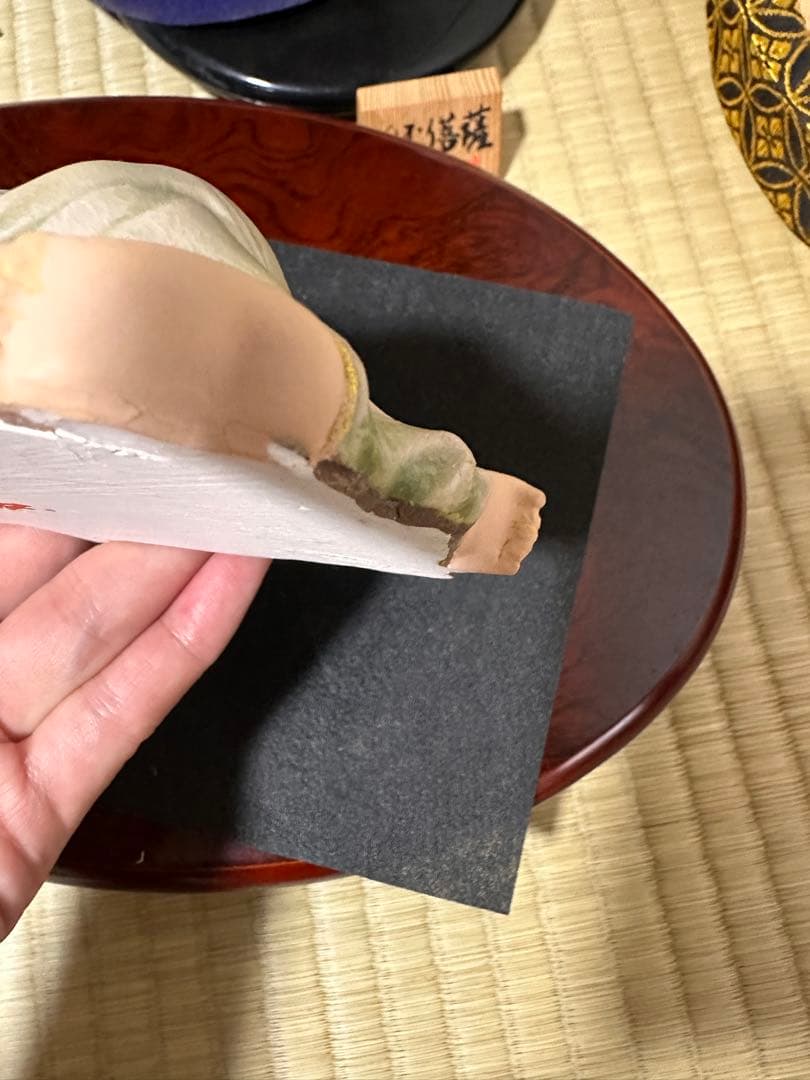 ねむり菩薩　涅槃像　天平大雅　小田謙二　博多人形