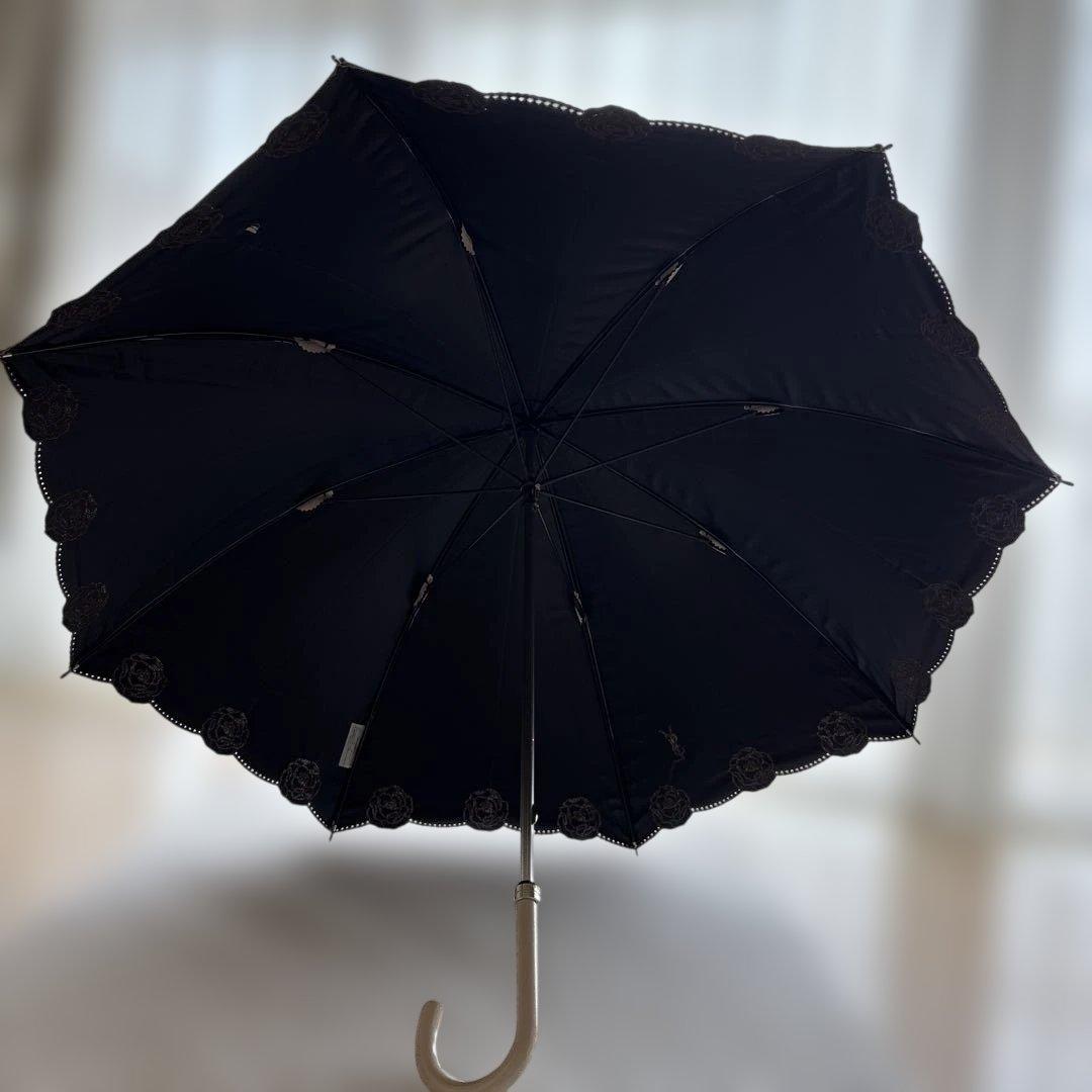 未使用品　イブサンローラン　日傘　雨晴れ兼用　柔らかいアイボリー