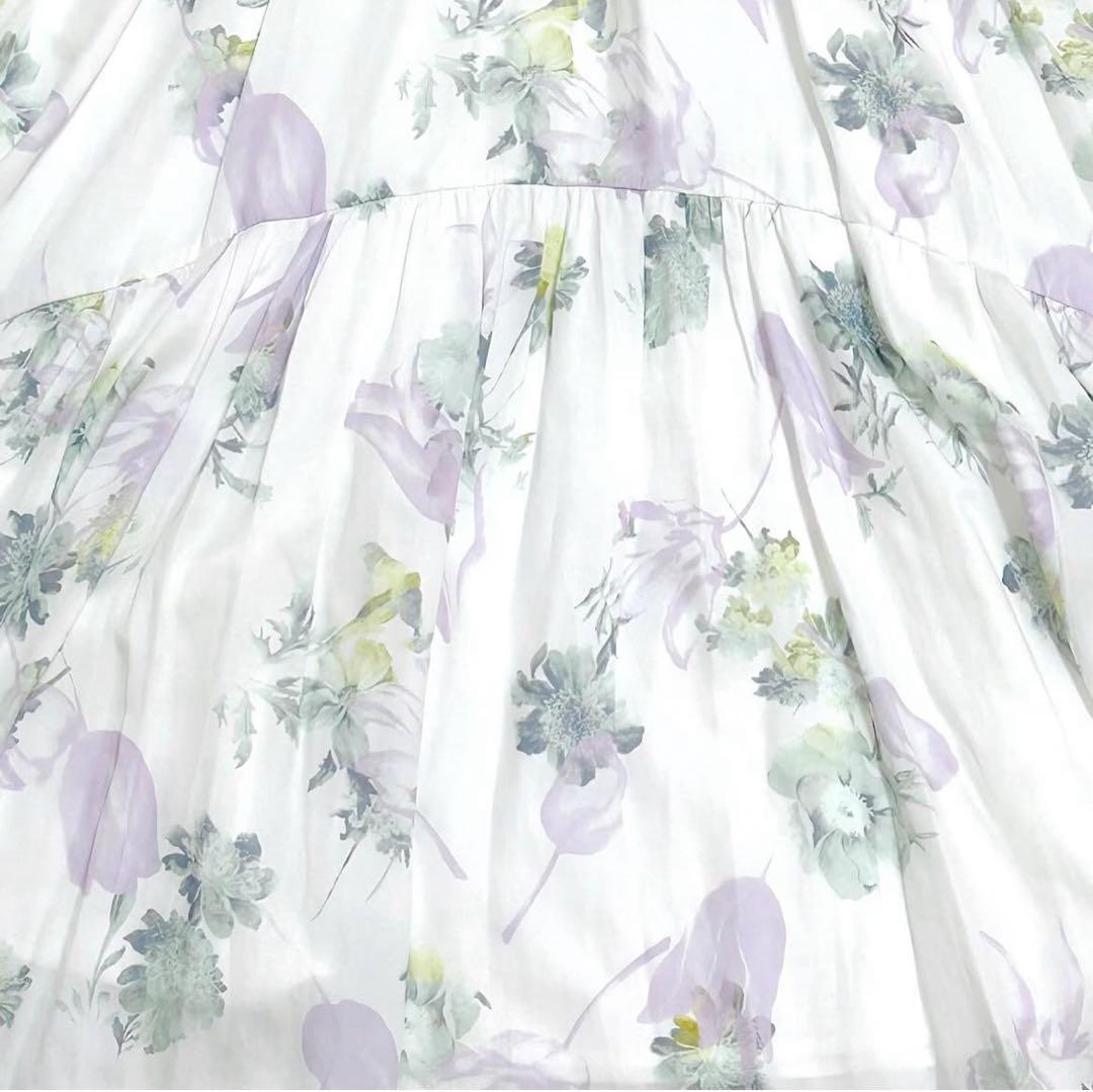 ワンピース Herlipto Spring Bouquet Satin Dress M