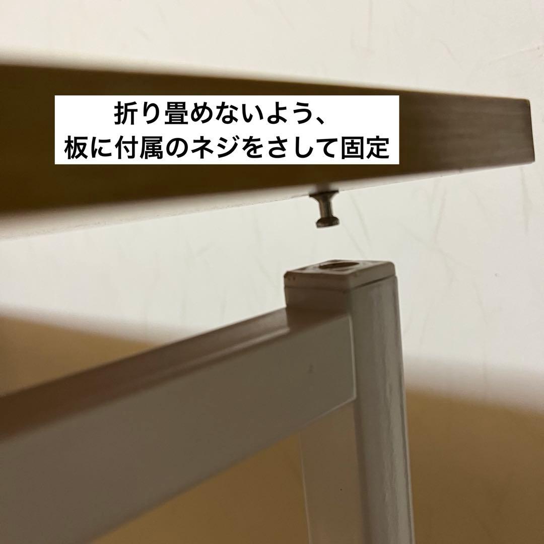 折りたたみパソコンデスク　作業台　勉強机 （色: ナチュラル）