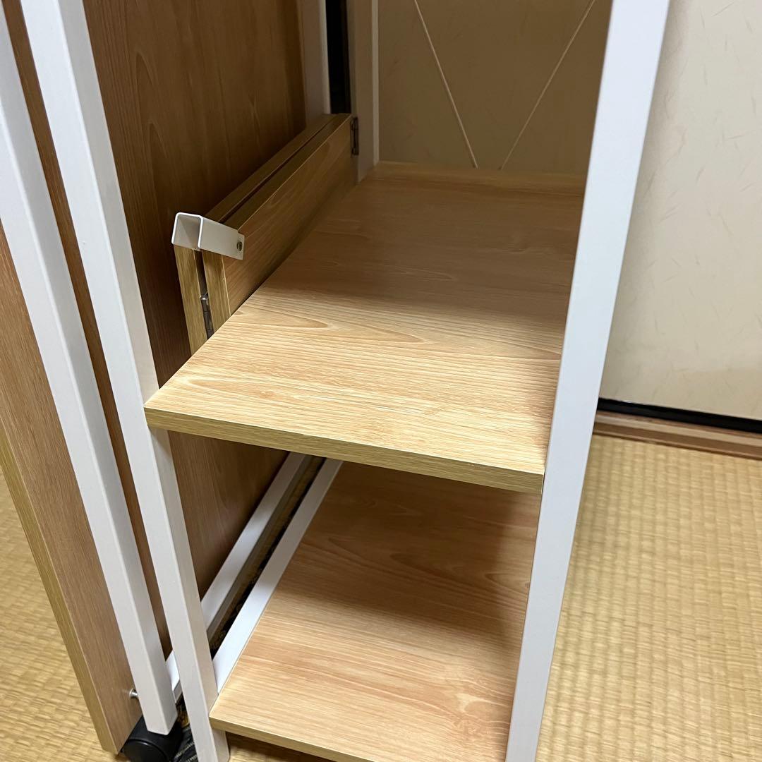 折りたたみパソコンデスク　作業台　勉強机 （色: ナチュラル）
