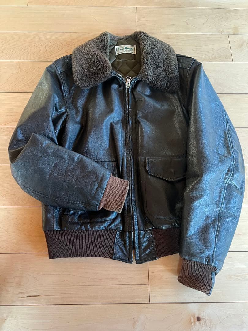 L.L.Bean FREEPOR, MAINE 70'〜80'レザージャケット