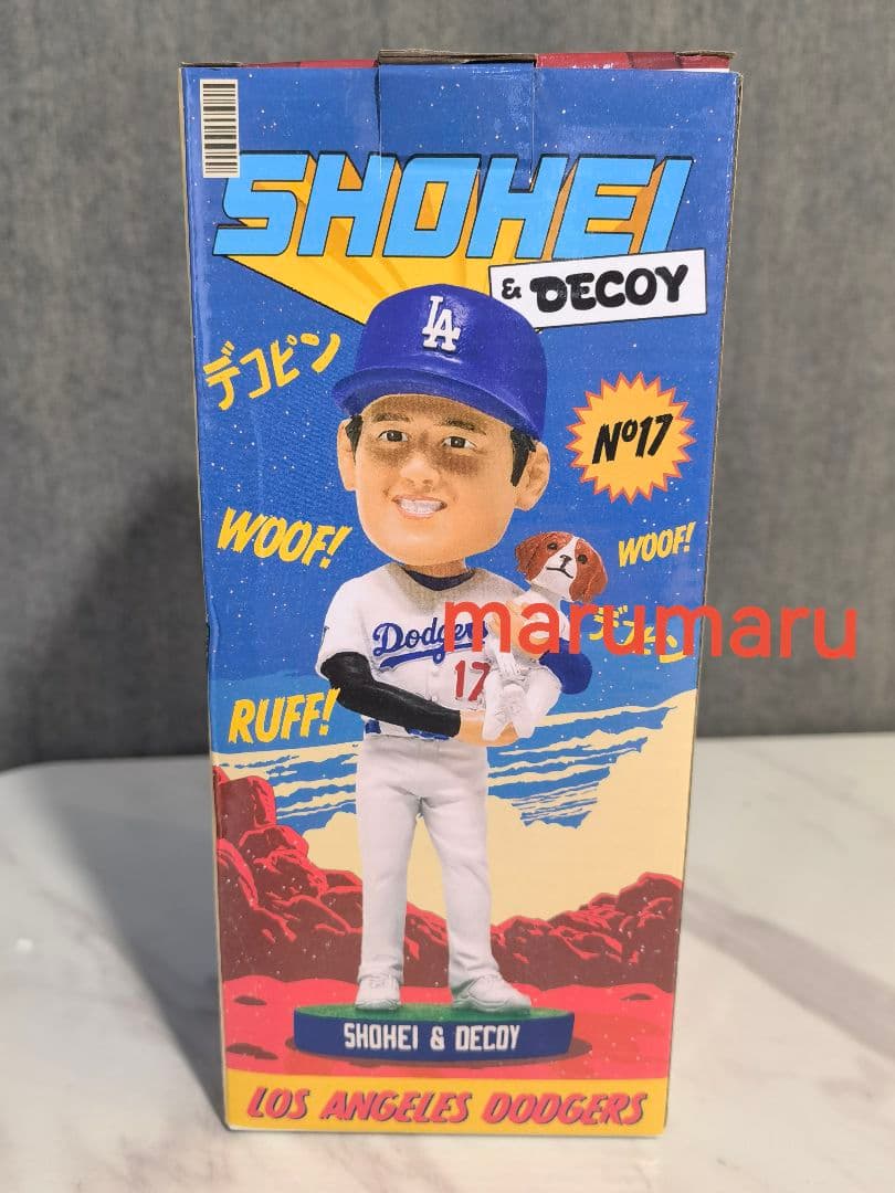 [本物]8月28日来場者限定 大谷翔平&デコピン ボブルヘッド ドジャース ⑧