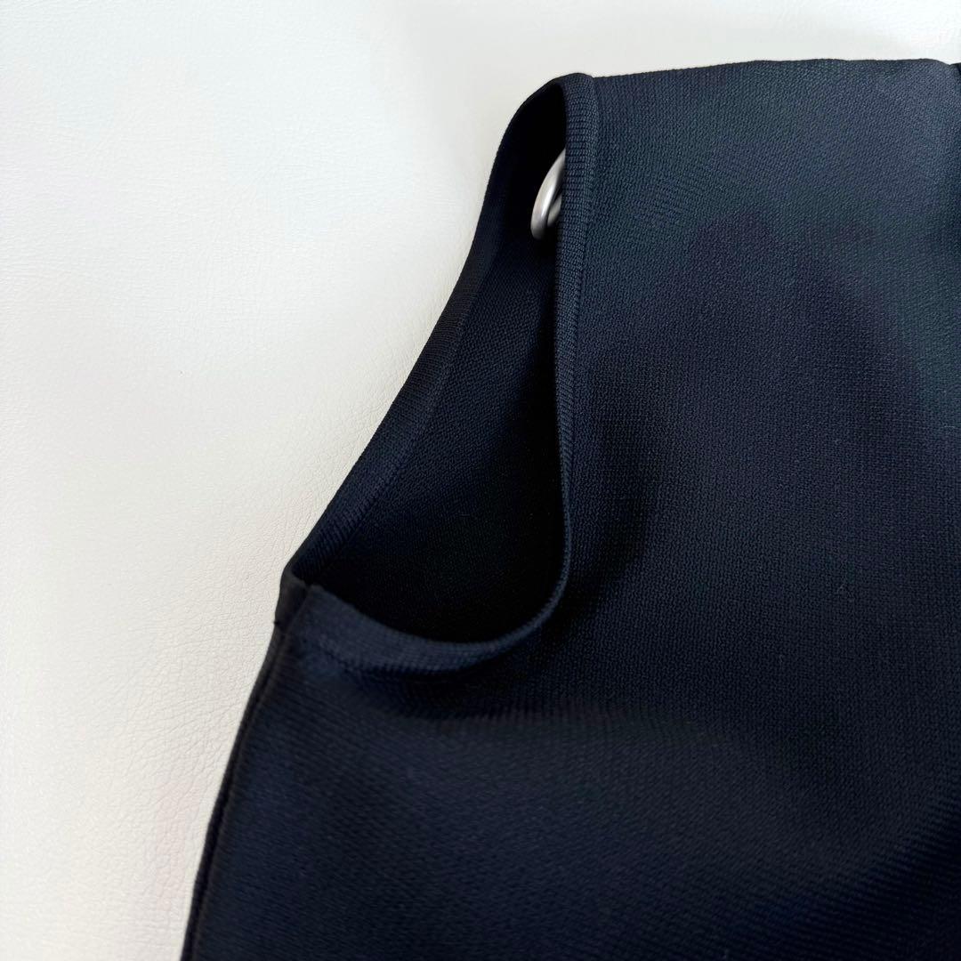 UNITED ARROWS Vネック ロング ニットワンピース フレア 36