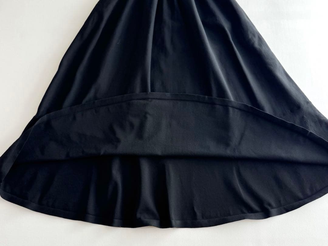 UNITED ARROWS Vネック ロング ニットワンピース フレア 36