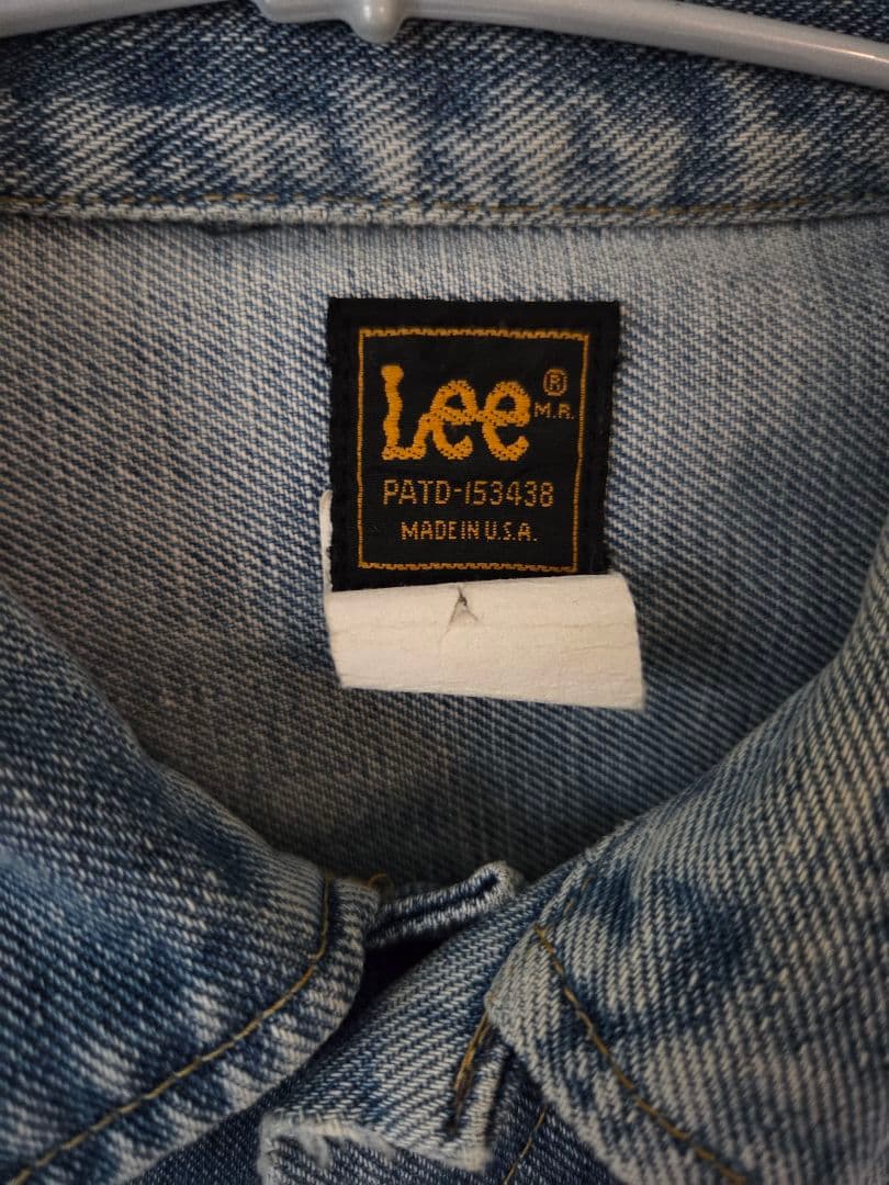 Lee デニムジャケット USA製 ヴィンテージ インディゴ Gジャン