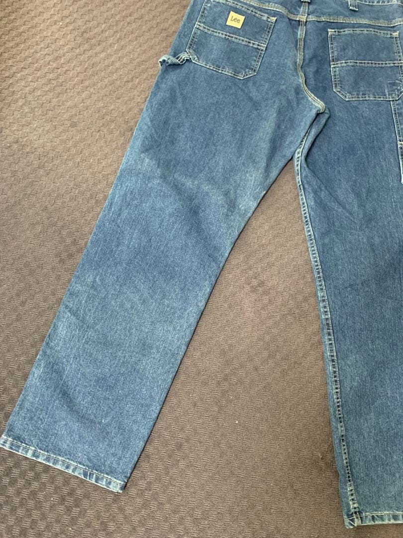 【ガクガク】00s “Lee” デニムペインターパンツ メキシコ製 縦落ち