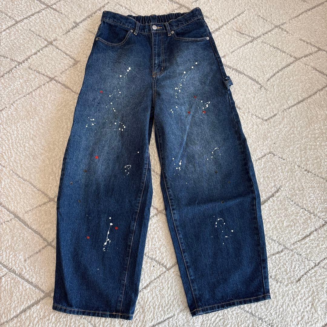 CPCM ペイントデニムパンツ