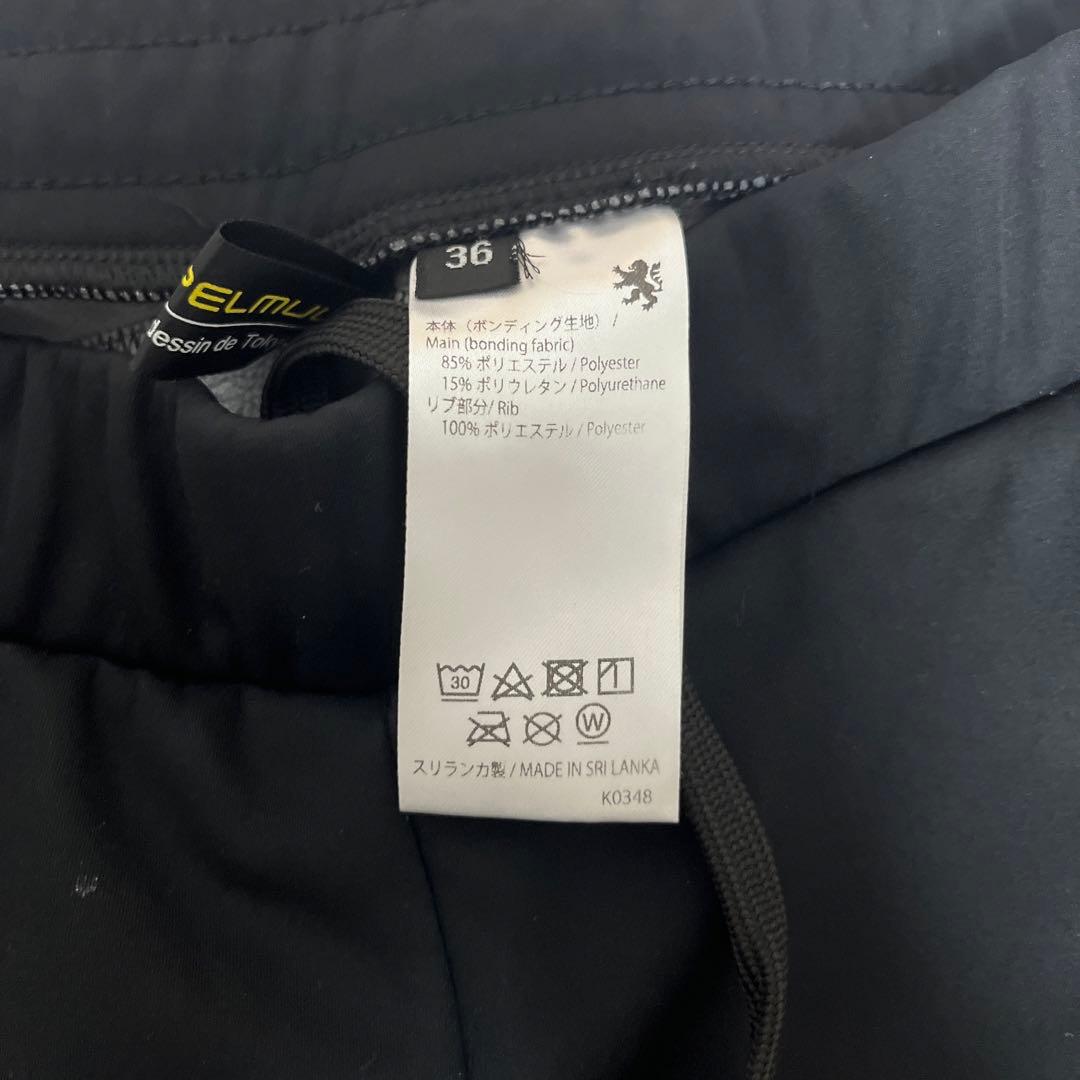 カペルミュール　レディース防風ストレッチパンツ　ブラック