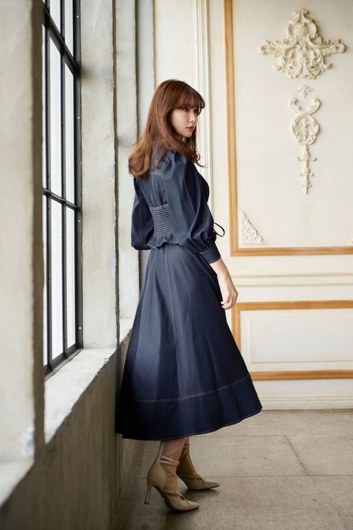 ワンピース herlipto Loulou Corset Long Dress