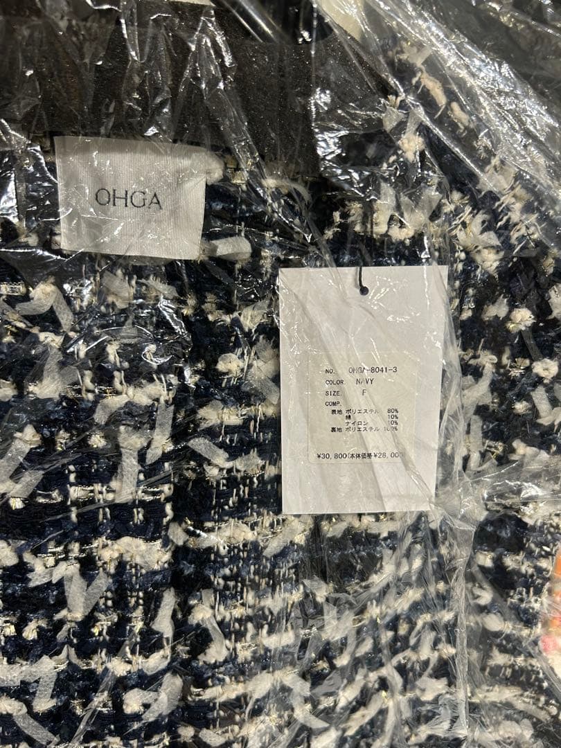 OHGA ツイードジレTWEED GILET