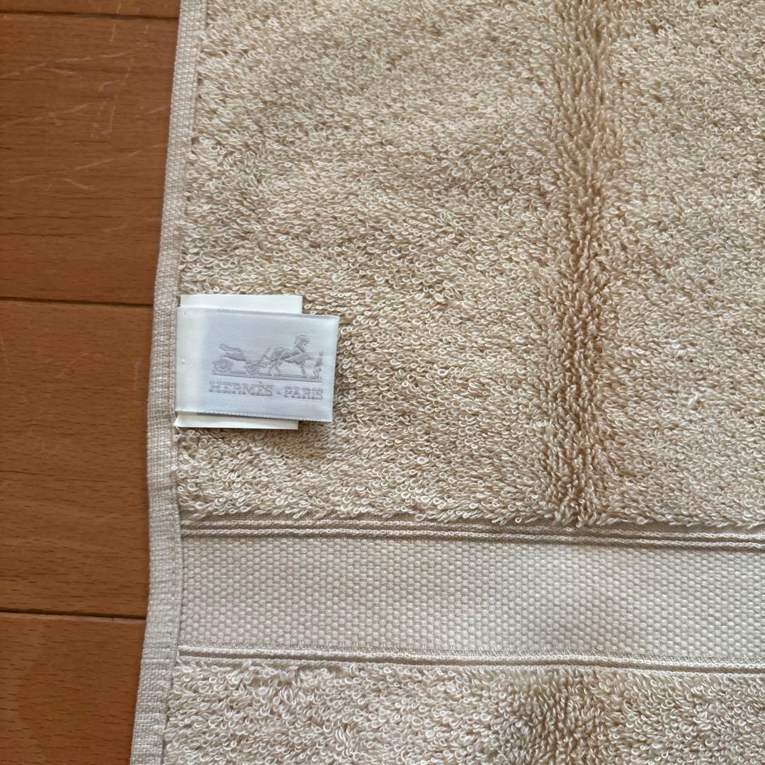 HERMES タオルセット ベージュ ホワイト
