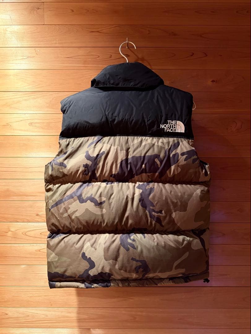 N*u様 ★THE NORTH FACE カモフラージュ ダウンベスト　XL