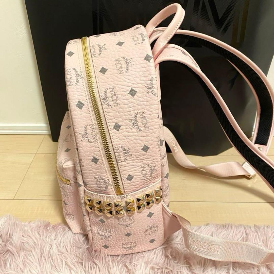 MCM リュック パウダーピンク Sサイズ