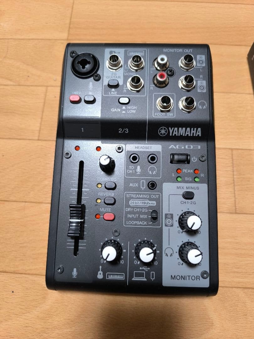 YAMAHA AG03 MK2 ブラック