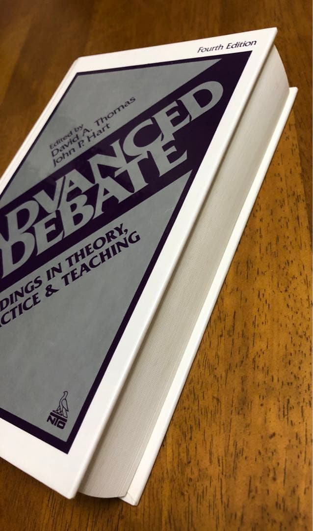 ADVANCED DEBATE ディベート　英語　洋書