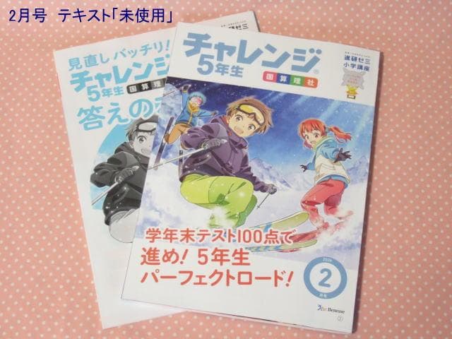 チャレンジ5年生　進研ゼミ　2025年4月～2026年2月　ベネッセ