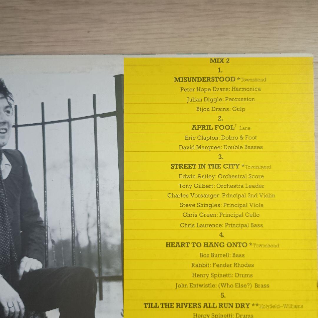 【LP】※見本盤※ビート・タウンゼント&ロニー・レーン ラフ・ミックス