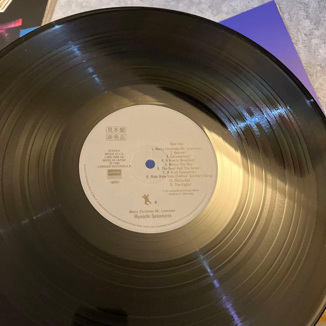 見本盤　オリジナル　坂本龍一　戦場のメリークリスマス　レコード