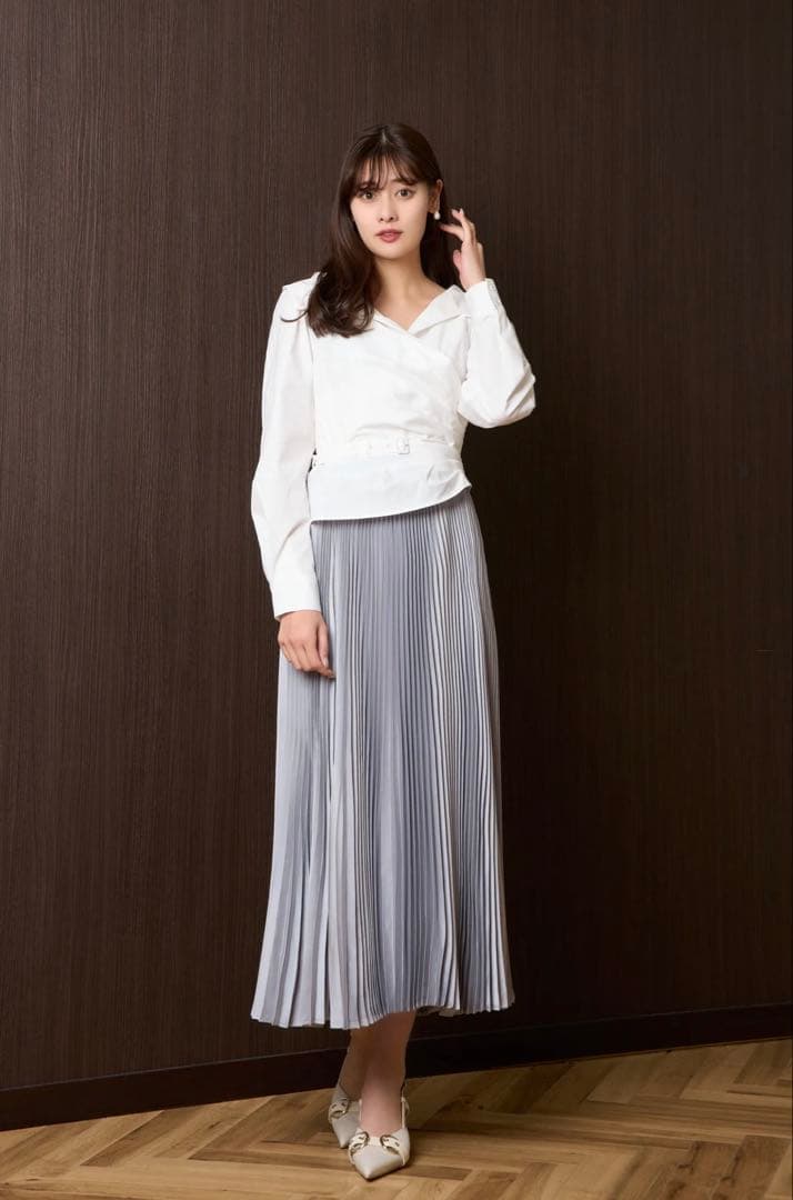 新品 Cache-Coeur Belted Shirt Dress ワンピース