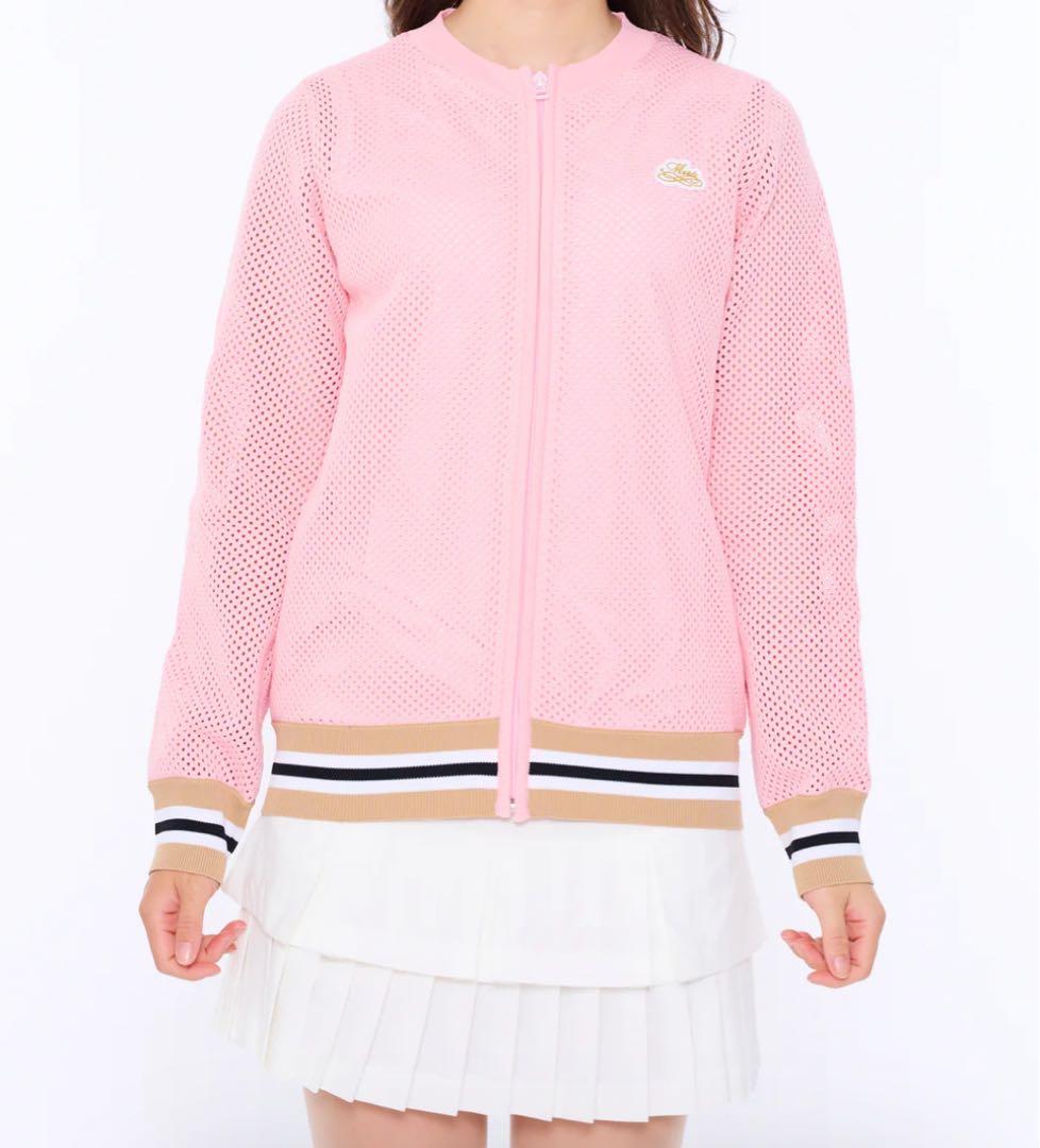 M・U SPORTS スポーティメッシュ長袖ニットジャケット 定価¥39600
