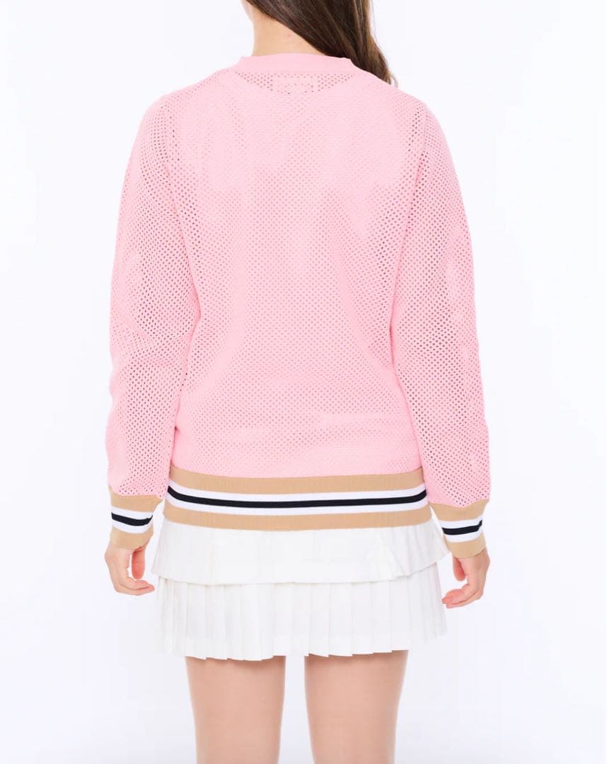 M・U SPORTS スポーティメッシュ長袖ニットジャケット 定価¥39600